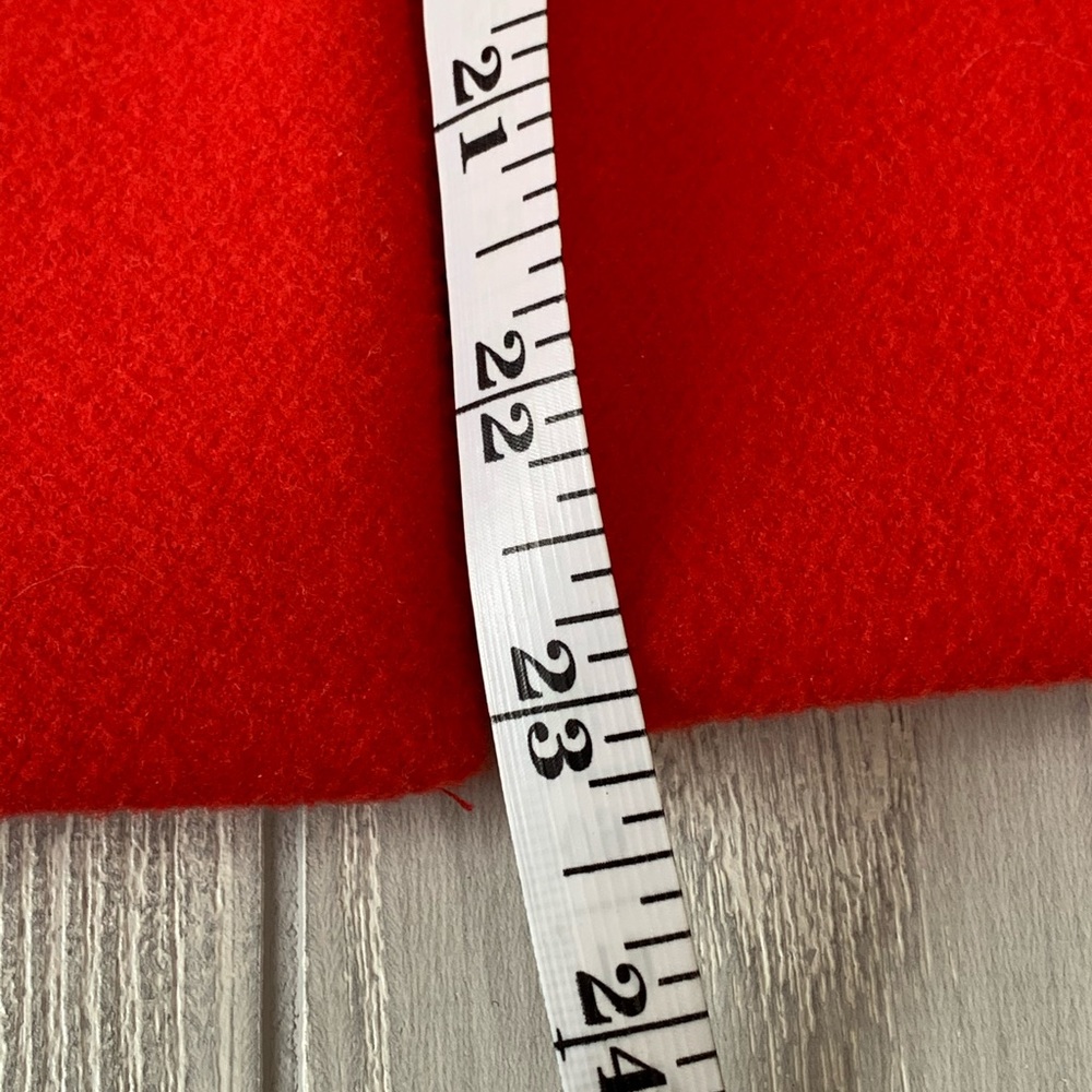 Chico's Size 0 Red Color Button Front Cropped - image 6